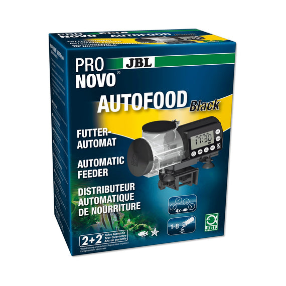 Boîte du distributeur automatique AutoFood noir, face avant