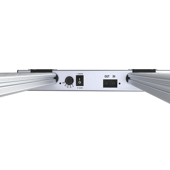 Boîtier central du Lazerlite avec variateur et prises RJ12 de commande 0-10 V