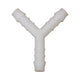 Raccord en Y cannelé 8 mm pour tuyau souple