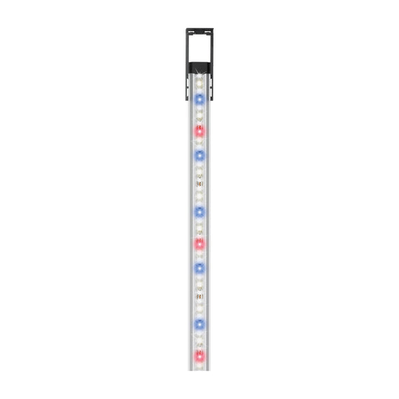 Dettaglio dei LED bianchi, blu e rossi della plafoniera EHEIM classicLED plants