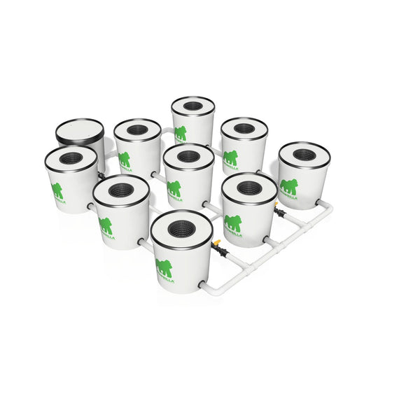 Kit hydroponique RDWC 2.0 Growrilla 9 pots