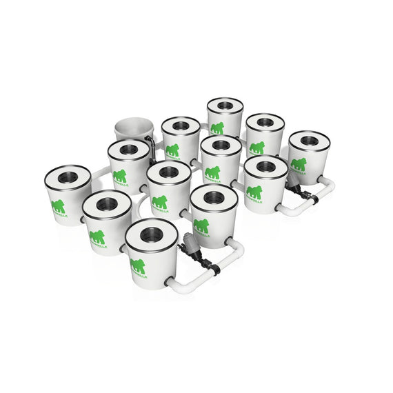Kit hydroponique RDWC PRO Growrilla 12 pots 4 rangs