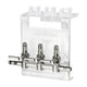 Distribuidor de ar Hobby Air Control de 3 vias, tubo 4/6 mm