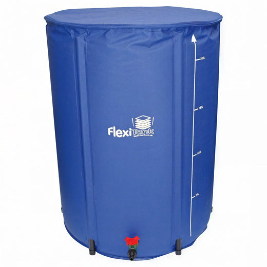 Réservoir souple AutoPot FlexiTank de 225 L monté, sur fond blanc