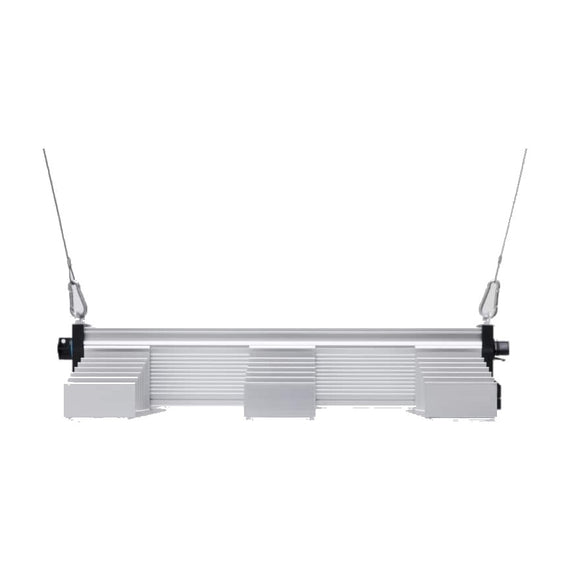 Sanlight EVO vue de profil, rail central et modules LED sous les ailettes