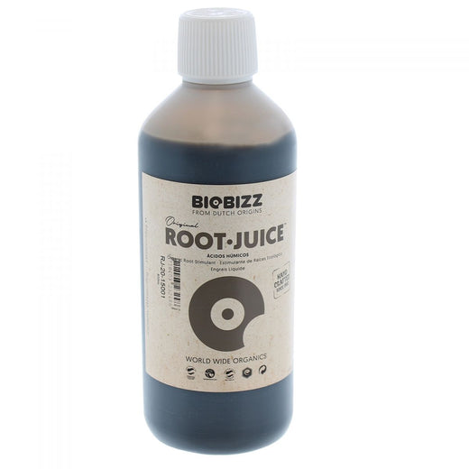 Flacon de 500 ml de Root-Juice BioBizz, stimulateur racinaire liquide