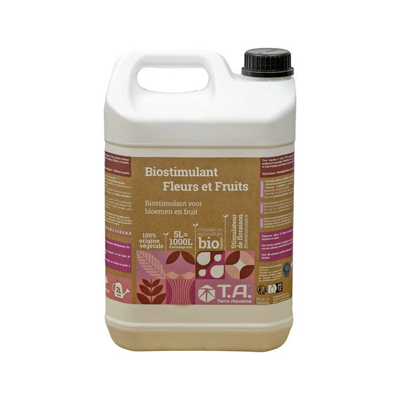 Bidon de 5 L de biostimulant fleurs et fruits, 5 L pour 1 000 L
