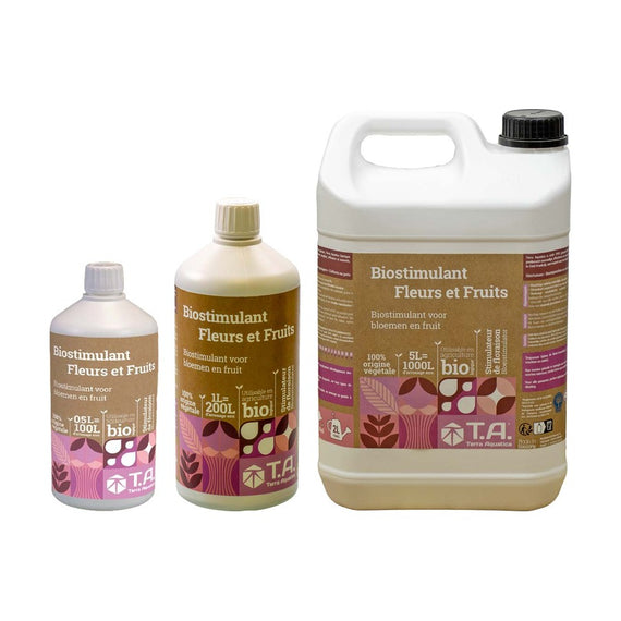 Stimulateur de floraison bio en 500 ml, 1 L et 5 L