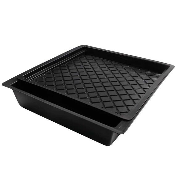 Gro-Tank GT100, grand plateau NFT presque carré de 122 x 108 cm sur réservoir de 100 L