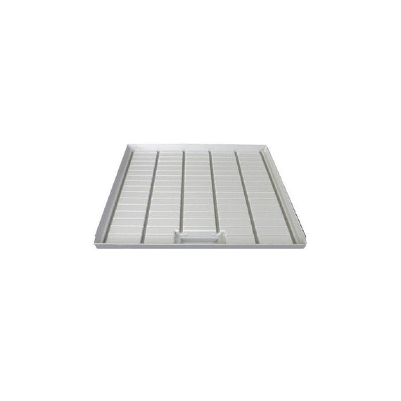 Plateau de culture gris Florateck de 100 x 110 cm vu en entier sur fond clair