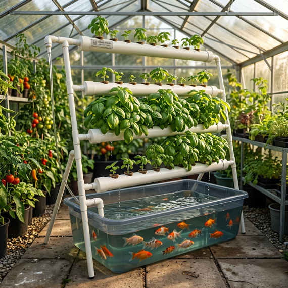 Tubes de culture hydroponique : concept 3D d'une tour de culture verticale pour potager hors-sol