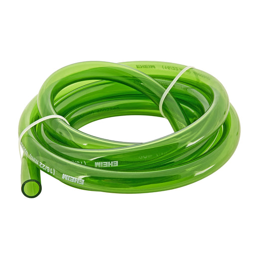 Tuyau vert transparent EHEIM 16/22 mm enroulé avec le marquage EHEIM