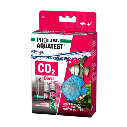 Boîte du test d'eau CO2 en gouttes, gamme d'analyse d'eau, format carton pour aquarium d'eau douce