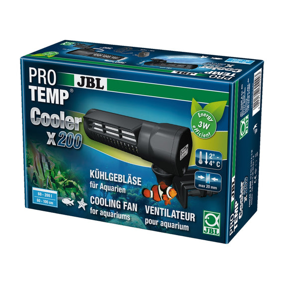 Boîte du ventilateur de refroidissement JBL ProTemp Cooler x200 pour aquarium de 60 à 200 L