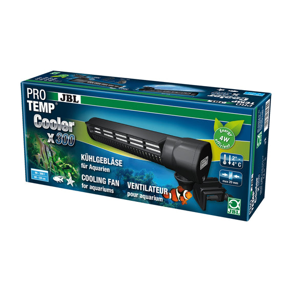 Boîte du ventilateur de refroidissement JBL ProTemp Cooler x300 pour aquarium de 90 à 300 L
