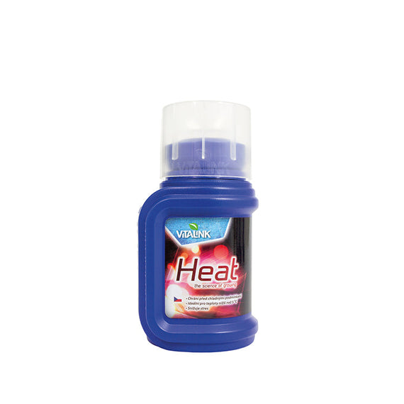 Flacon de 250 ml de Heat de Vitalink, biostimulant contre le stress du froid