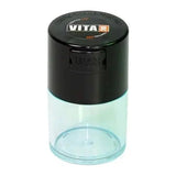 Boîte hermétique TightVac de 0,06 L, corps translucide noir et bouchon à bouton