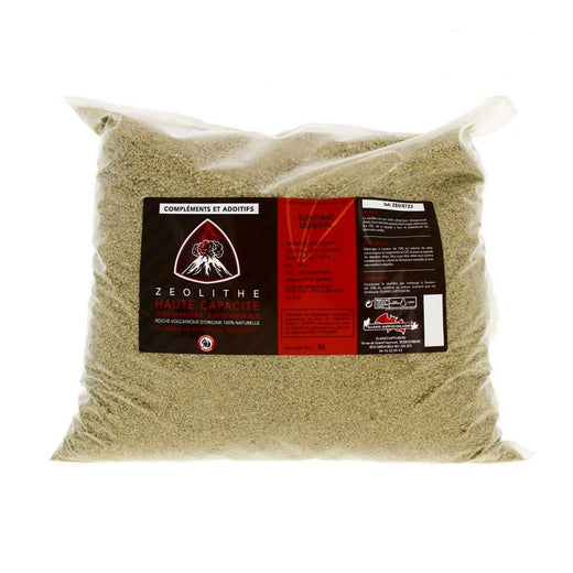 Sac de zéolithe chabasite Guano Diffusion, minéral volcanique pour substrat et filtration